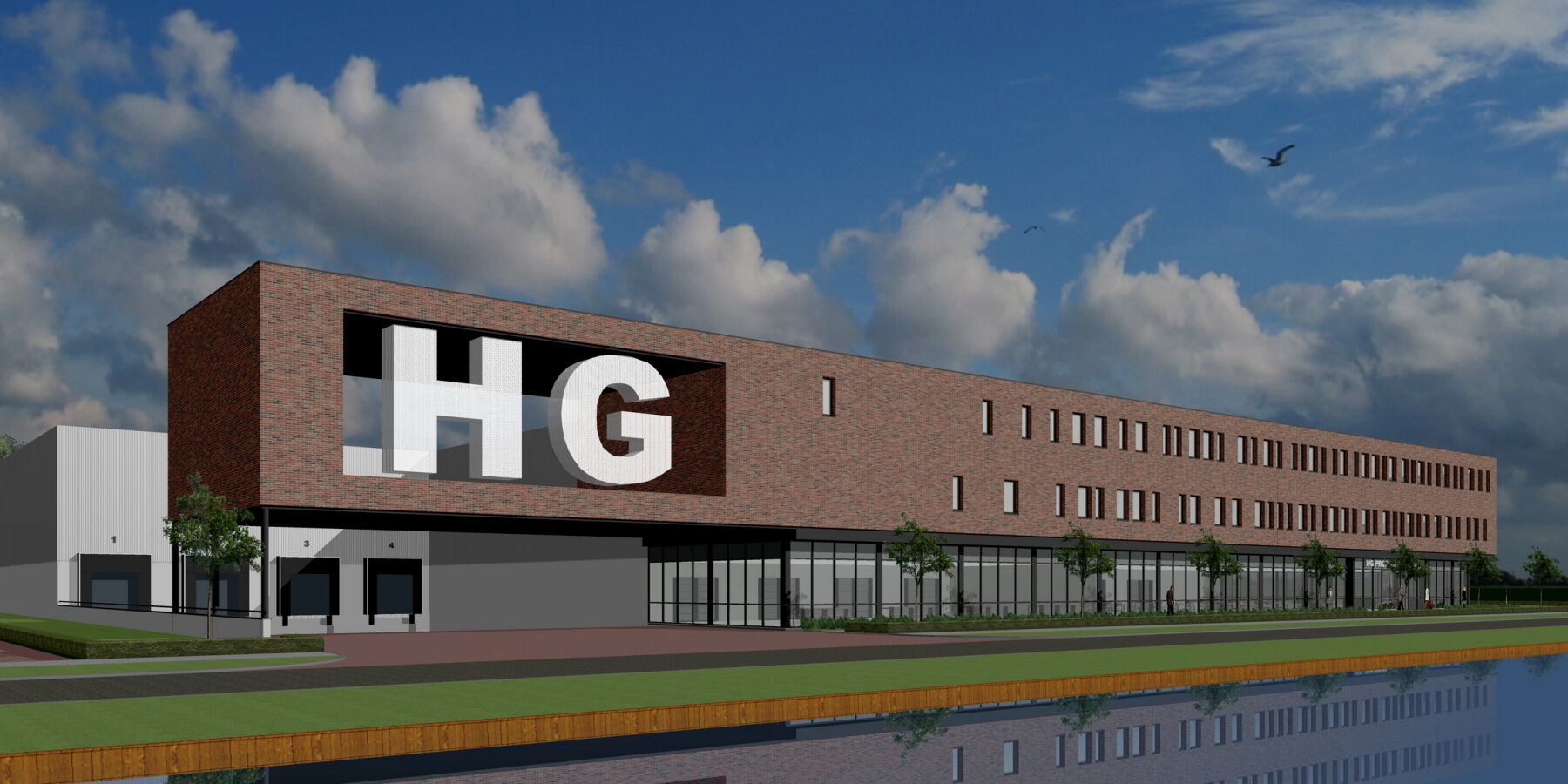 architect warehouse kantoor bedrijfsgebouw Houten Brand I BBA Architecten