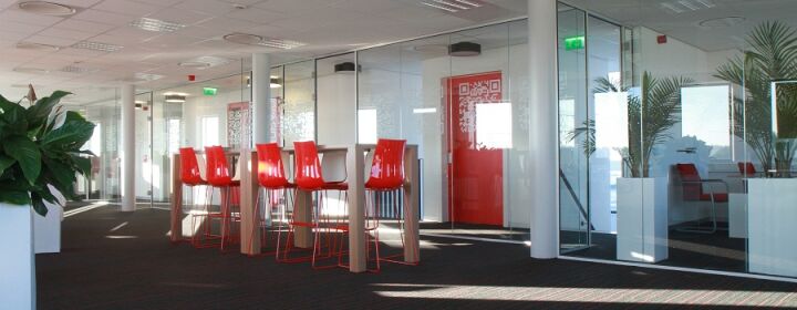 architect bedrijfspand kantoor interieur Novetec Alblasserdam Brand I BBA Architecten