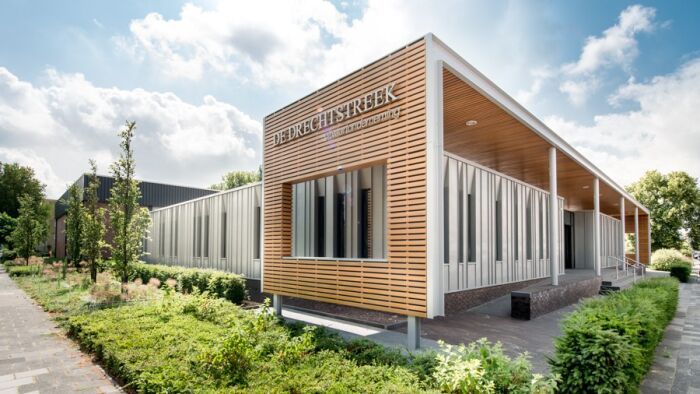 Renovatie Architect uitvaartcentrum aula Drechtstreek Sliedrecht Brand I BBA Architecten