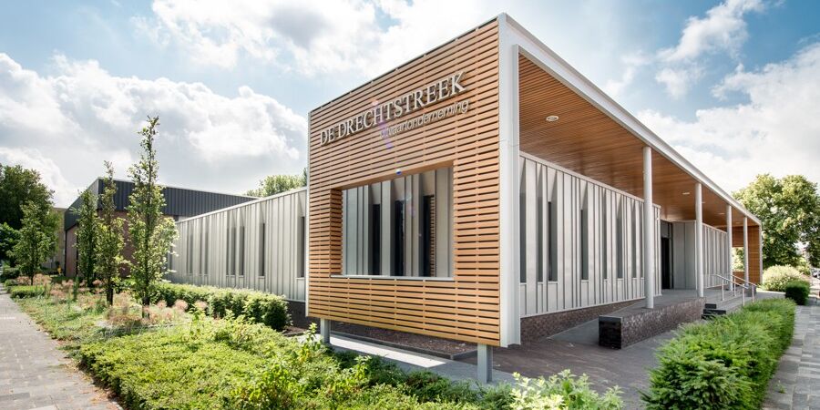 Renovatie Architect uitvaartcentrum aula Drechtstreek Sliedrecht Brand I BBA Architecten