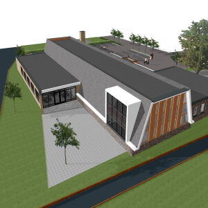 architect verbouw dorpshuis Ottoland Brand I BBA Architecten