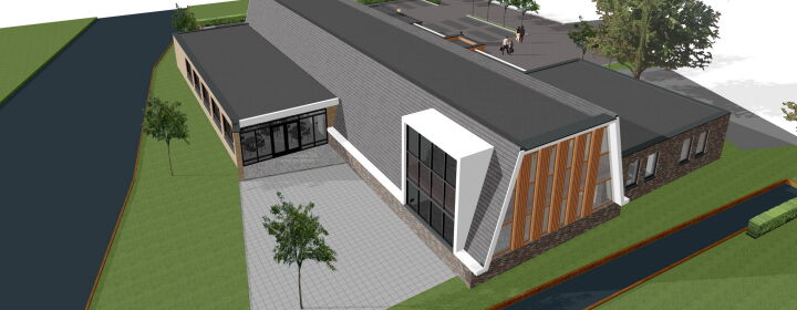 architect verbouw dorpshuis Ottoland Brand I BBA Architecten