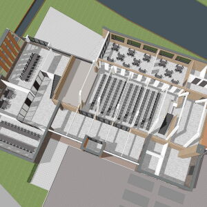 architect verbouw dorpshuis Ottoland Brand I BBA Architecten