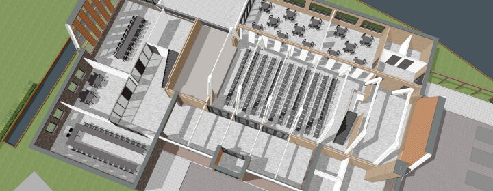 architect verbouw dorpshuis Ottoland Brand I BBA Architecten