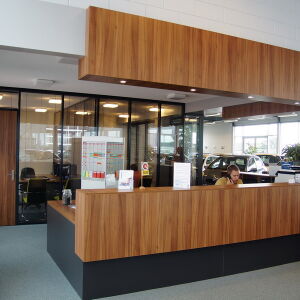 architect autobedrijf garage showroom Gouderak Brand I BBA Architecten