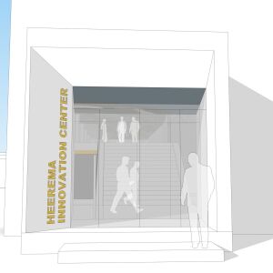 architect ontwerp innovation center Heerema Zwijndrecht Brand I BBA Architecten
