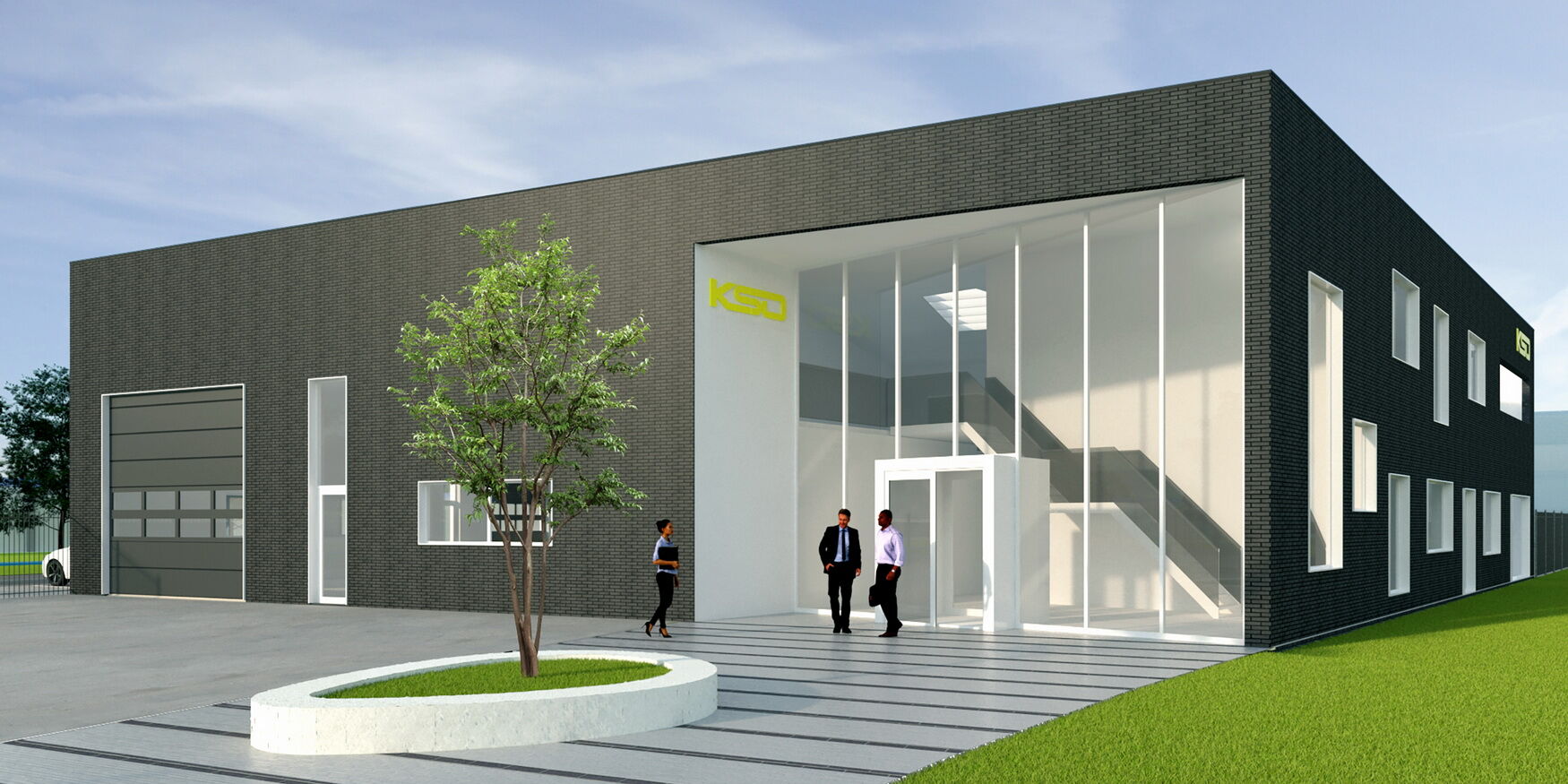 architect bedrijfspand KSO Papendrecht Brand I BBA Architecten