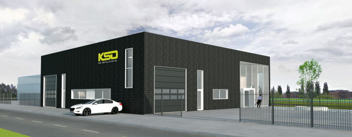 architect bedrijfspand KSO Papendrecht Brand I BBA Architecten