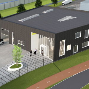architect bedrijfspand kantoor KSO Papendrecht Brand I BBA Architecten