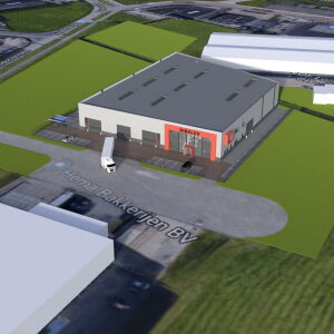 nieuwbouw bedrijfspand Dordrecht Brand I BBA Architecten