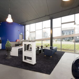architect showroom autobedrijf garage Gouda Brand I BBA Architecten