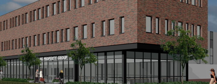 nieuwbouw warehouse kantoor bedrijfsgebouw Houten Brand I BBA Architecten