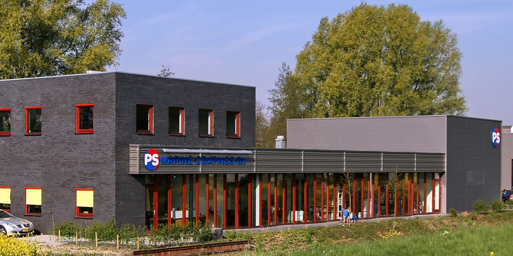 nieuwbouw bedrijfspand Alblasserdam Brand I BBA Architecten