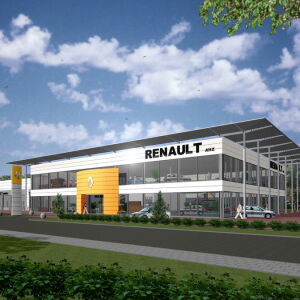 architect garage showroom bedrijfspand Pijnacker Brand I BBA Architecten