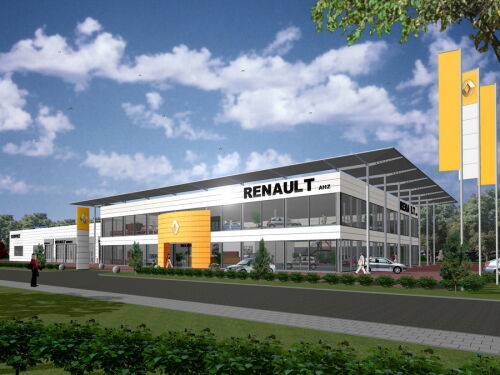 architect garage showroom bedrijfspand Pijnacker Brand I BBA Architecten