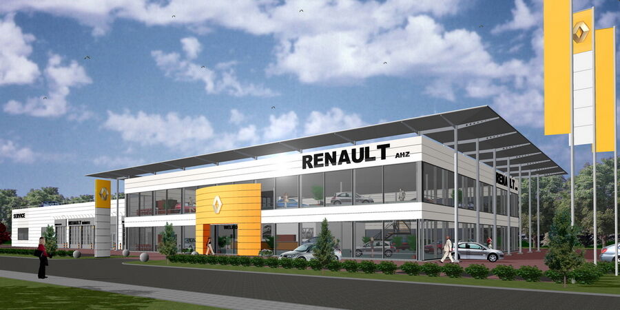 architect garage showroom bedrijfspand Pijnacker Brand I BBA Architecten