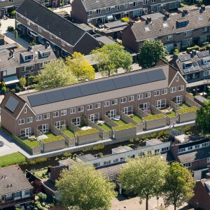 ontwerp rijwoningen zoeterwoude Brand I BBA Architecten