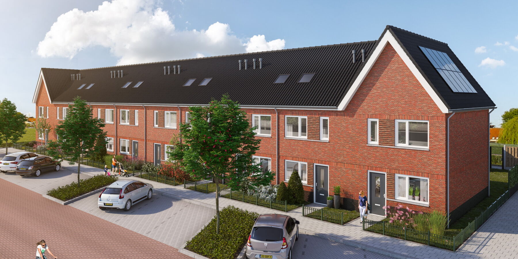 nieuwbouw rijwoningen zoeterwoude Brand I BBA Architecten