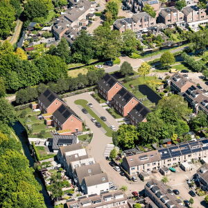 ontwerp twee onder een kapwoningen zoeterwoude Brand I BBA Architecten