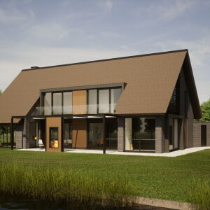 Landelijke moderne woning bouwen met Brand | BBA Architecten